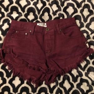 Maroon Shorts